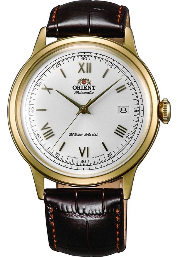 orient - Zegarek Orient Zegarek męski Orient FAC00007W0 brązowy. Kolor: brązowy