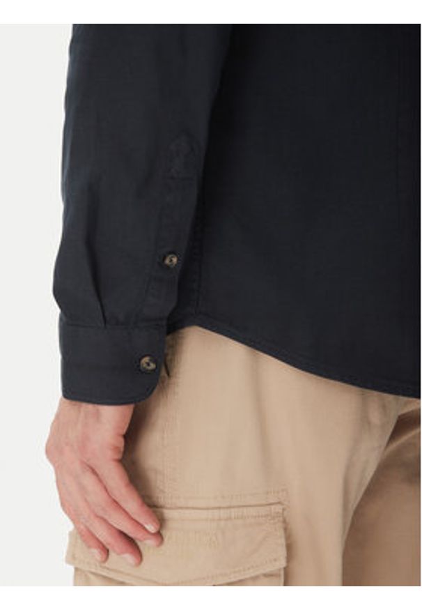 Aeronautica Militare Koszula 251CA1266CT3531 Granatowy Regular Fit. Kolor: niebieski. Materiał: bawełna