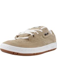 Vans - Kapcie VANS SPEED LS Jasnobrązowy. Kolor: wielokolorowy, beżowy, brązowy. Materiał: tkanina, skóra #1