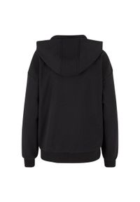 Urban Classics - Bluza Z Kapturem Damska Cozy Zip Front Oversized Full Zip. Typ kołnierza: kaptur. Kolor: czarny