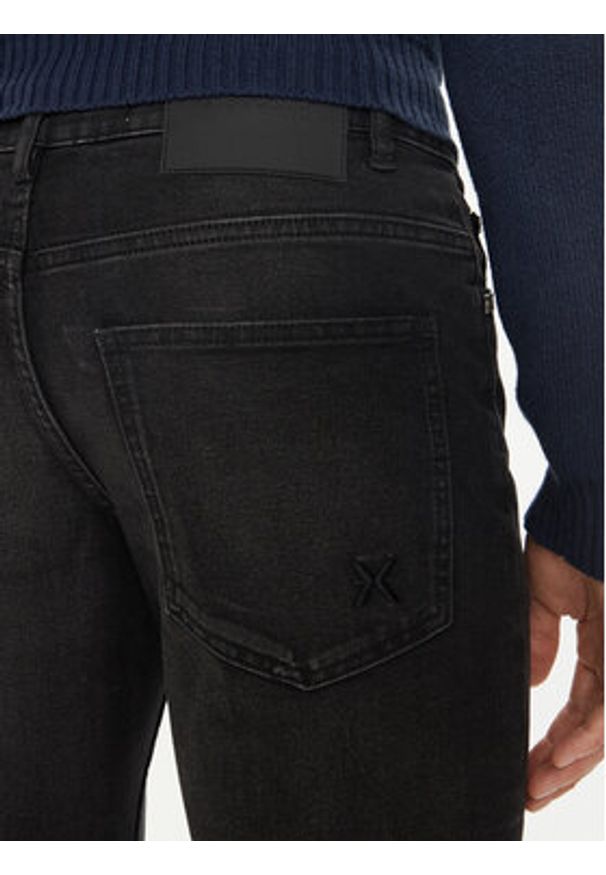 Richmond X Jeansy Simov UMA24189JE Czarny Slim Fit. Kolor: czarny