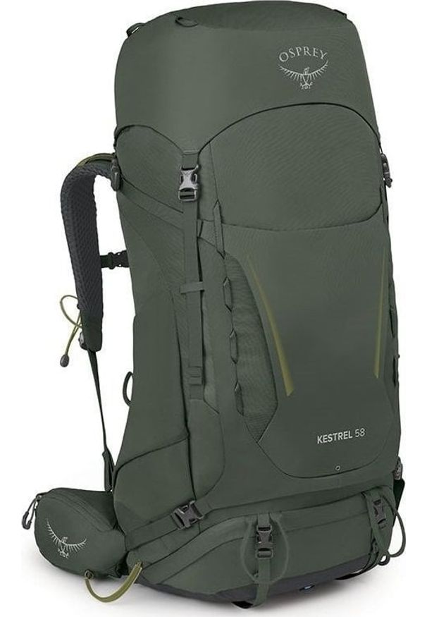 Plecak turystyczny Osprey Plecak trekkingowy OSPREY Kestrel 58 khaki L/XL. Kolor: brązowy