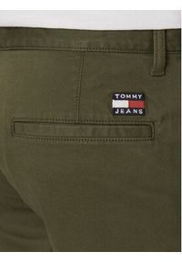 Tommy Jeans Szorty materiałowe Scanton DM0DM18812 Zielony Regular Fit. Kolor: zielony. Materiał: bawełna #4