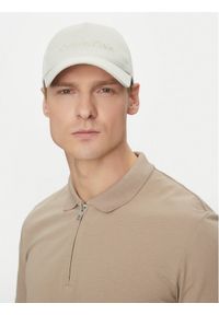 Calvin Klein Czapka z daszkiem K50K513015 Beżowy. Kolor: beżowy. Materiał: bawełna, materiał