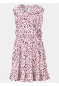 Name it - NAME IT Sukienka letnia Vinaya 13231076 Różowy Regular Fit. Kolor: różowy. Materiał: syntetyk. Sezon: lato