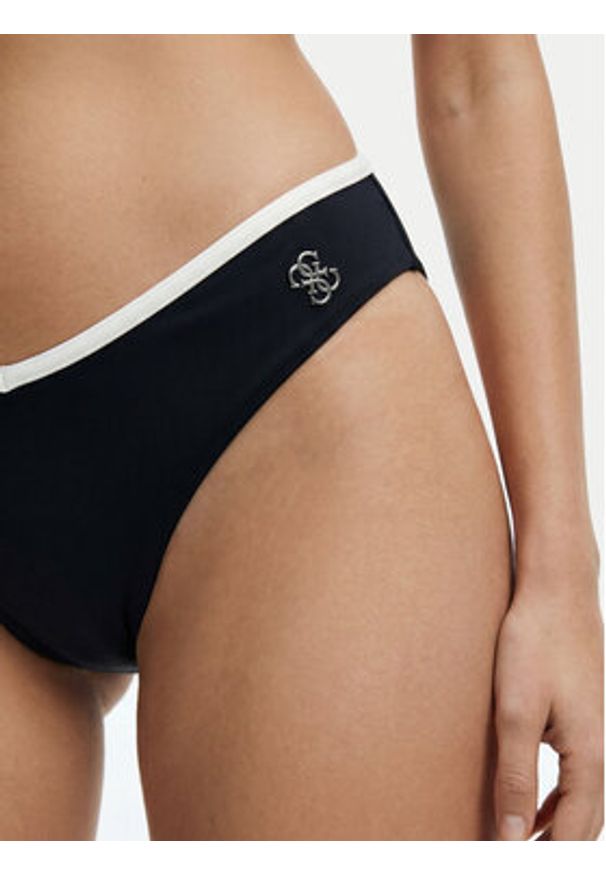 Guess Dół od bikini E6GO19 MC04R Czarny. Kolor: czarny. Materiał: syntetyk