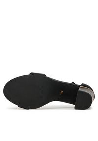 DeeZee Sandały LWLY1011-1 Czarny. Kolor: czarny. Materiał: skóra
