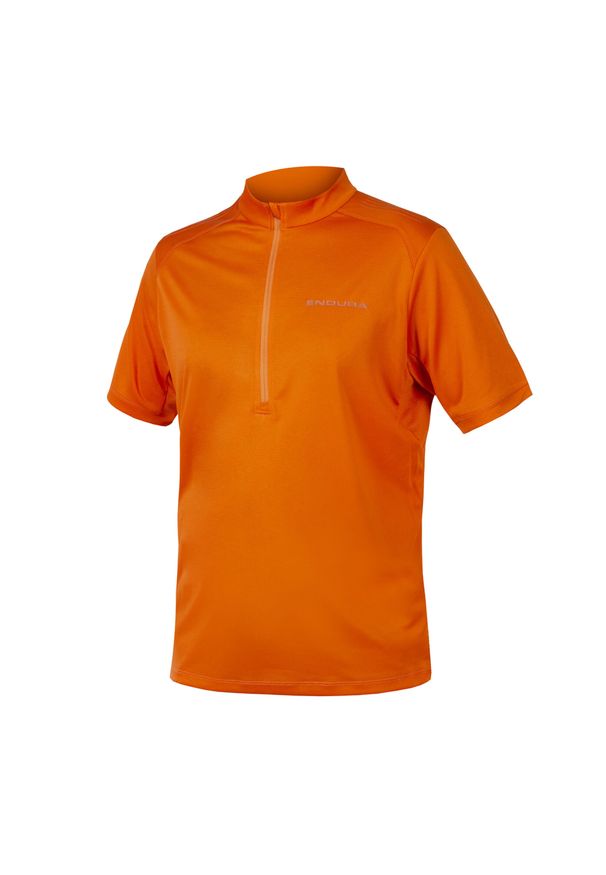 ENDURA - Koszulka rowerowa męska Endura Hummvee II S/S. Kolor: brązowy. Sport: kolarstwo