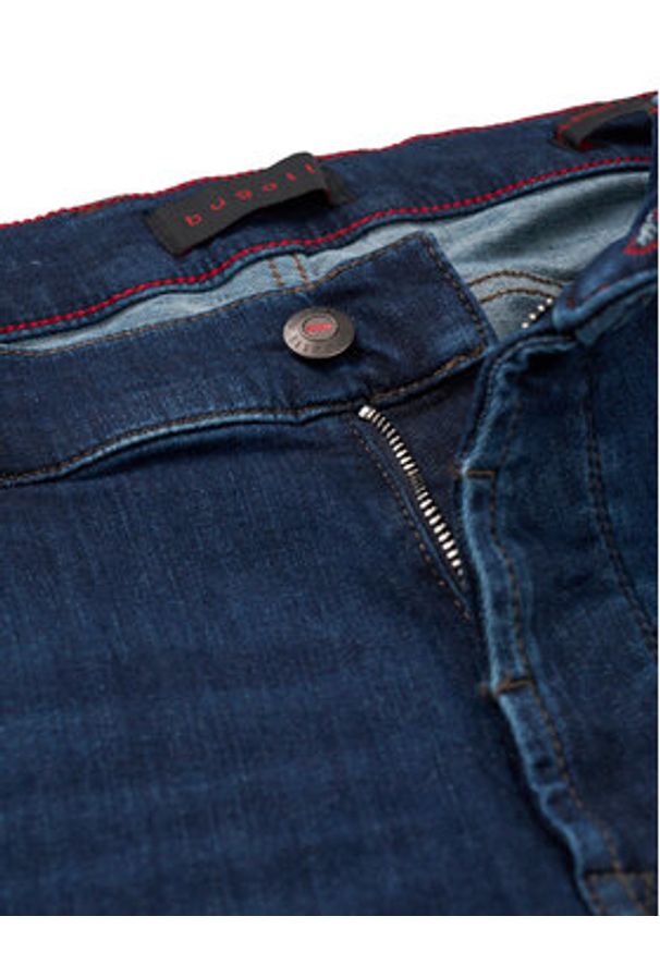 Bugatti Jeansy 3278D 96635 Granatowy Slim Fit. Kolor: niebieski