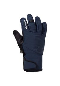 Rękawice narciarskie męskie Vaude Lagalp Softshell. Kolor: niebieski. Materiał: skóra, poliester. Sezon: zima. Sport: narciarstwo