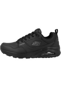 skechers - Buty do chodzenia męskie Skechers Uno Suroka. Zapięcie: sznurówki. Kolor: czarny. Materiał: guma, materiał, skóra, syntetyk. Szerokość cholewki: normalna. Sport: turystyka piesza