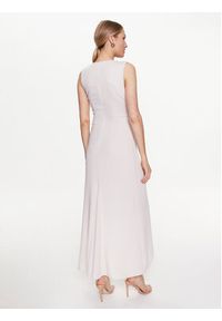 ViCOLO Sukienka wieczorowa TE0027 Beżowy Regular Fit. Kolor: beżowy. Materiał: syntetyk. Styl: wizytowy