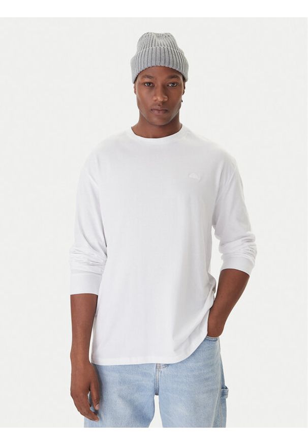 Quiksilver Longsleeve Salt Water EQYZT08206 Biały Regular Fit. Kolor: biały. Materiał: bawełna. Długość rękawa: długi rękaw