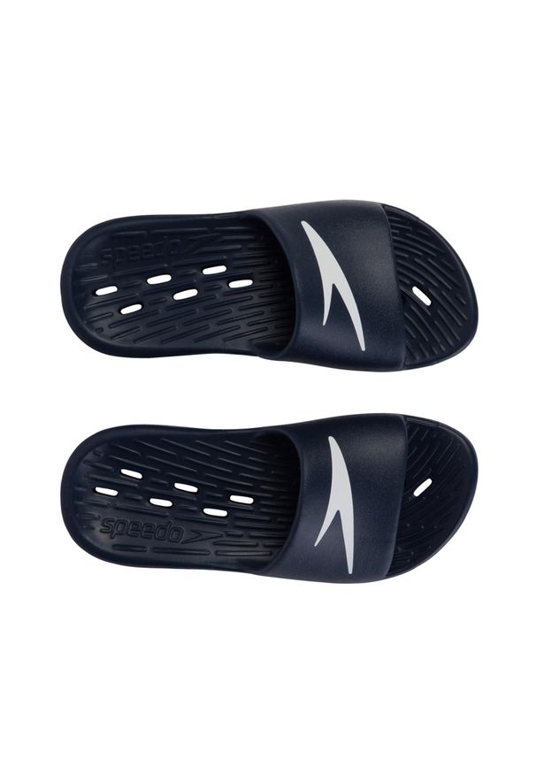 Klapki basenowe dla dzieci Speedo Slide. Kolor: niebieski. Styl: sportowy