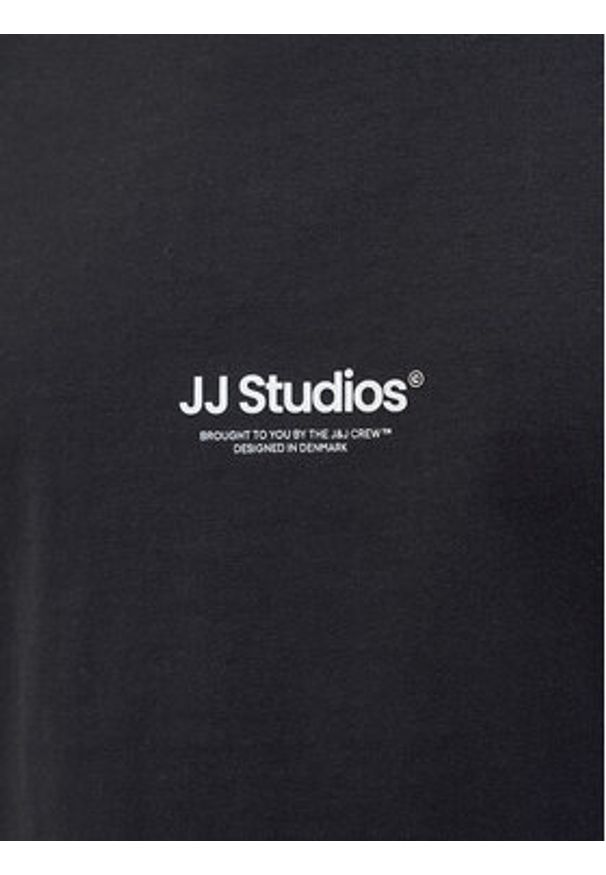 Jack & Jones Longsleeve Soho 12278788 Czarny Relaxed Fit. Kolor: czarny. Materiał: bawełna. Długość rękawa: długi rękaw