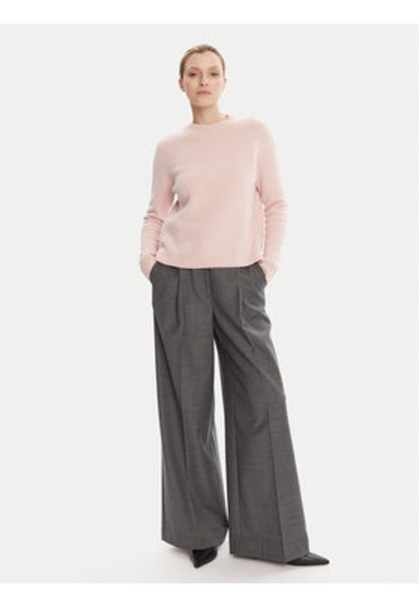 BOSS Sweter Febisan 50478315 Różowy Regular Fit. Kolor: różowy. Materiał: wełna