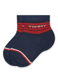 TOMMY HILFIGER - Tommy Hilfiger Zestaw 3 par wysokich skarpet dziecięcych 701220278 Kolorowy. Materiał: materiał, bawełna. Wzór: kolorowy