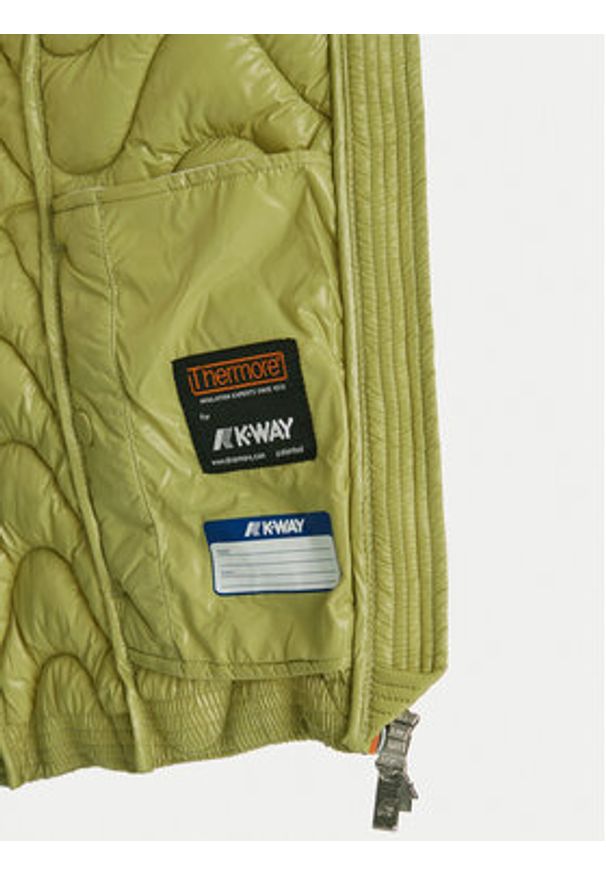 K-Way Kurtka przejściowa Lily K5126IW Zielony Regular Fit. Kolor: zielony. Materiał: syntetyk