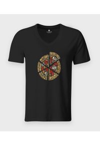 MegaKoszulki - Koszulka męska v-neck Pizza 2. Materiał: skóra, bawełna, materiał. Styl: klasyczny #1