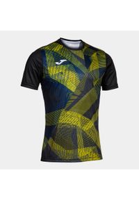 Joma Team koszulka krótki rękaw czarno-żółta 2XL. Kolor: wielokolorowy, żółty, czarny. Długość rękawa: krótki rękaw. Długość: krótkie. Sport: piłka nożna, fitness #1