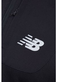 New Balance bluza do biegania Heat Grid kolor czarny gładka. Kolor: czarny. Materiał: materiał. Długość: krótkie. Wzór: gładki #4