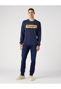 Wrangler - WRANGLER SEASONAL CREW MĘSKA BLUZA BEZ KAPTURA NIEROZPINANA NAVY W6F3I3114. Typ kołnierza: bez kaptura #2