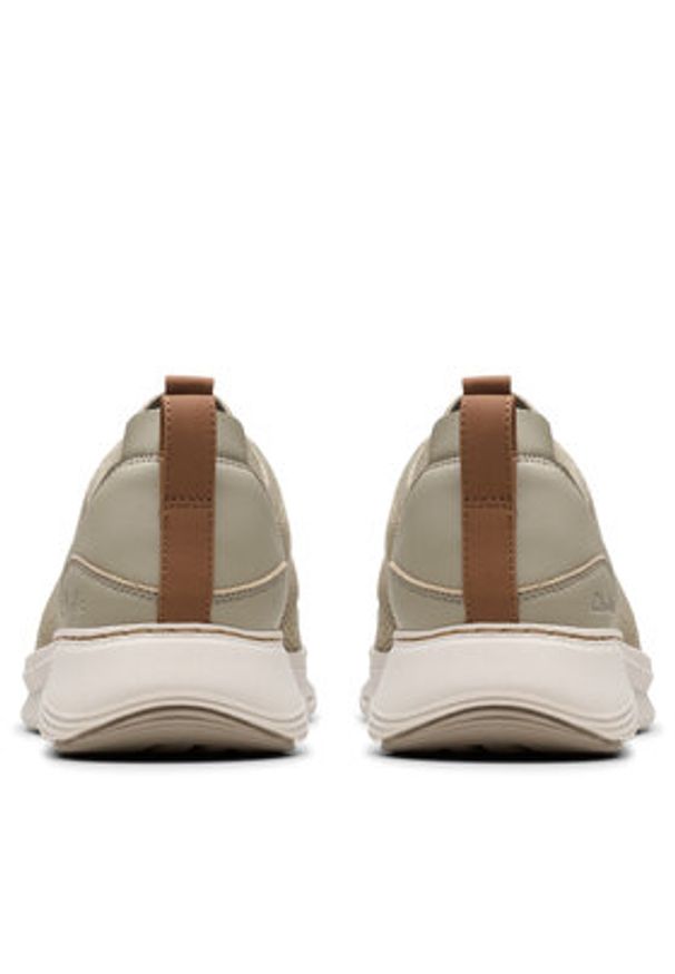 Clarks Sneakersy Motion Trek MX 26181982 Khaki. Kolor: brązowy. Materiał: materiał