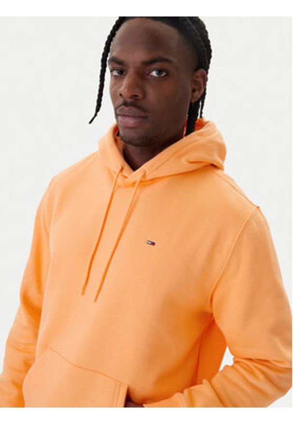 Tommy Jeans Bluza DM0DM20742 Pomarańczowy Regular Fit. Kolor: pomarańczowy. Materiał: bawełna