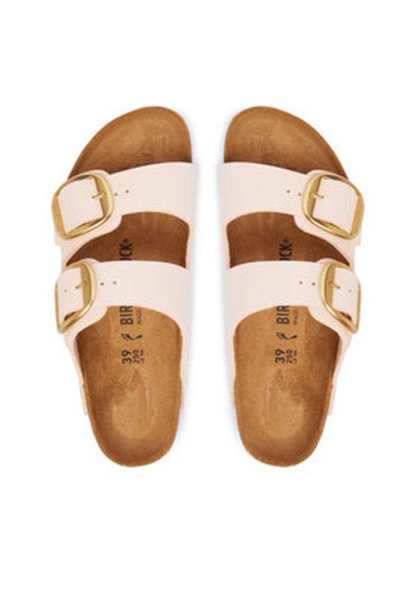 Birkenstock Klapki Arizona Big Buckle 1031566 Różowy. Kolor: różowy. Materiał: skóra