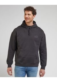 Lee - LEE MĘSKA BLUZA CORE LOOSE HOODIE WASHED BLACK 112341677 L84W017013