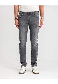 Męskie Spodnie Jeansowe Mustang Style Oregon Tapered Denim Black 1017124 4000 203