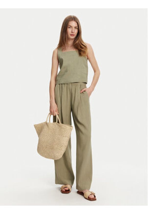Marella Top Terni 2513161055 Zielony Regular Fit. Kolor: zielony. Materiał: wiskoza