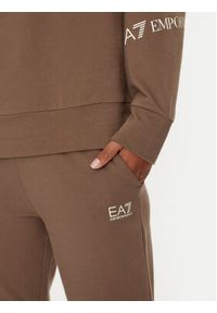 EA7 Emporio Armani Dres 8NTV52 TJTXZ 1731 Brązowy Regular Fit. Kolor: brązowy. Materiał: bawełna #4