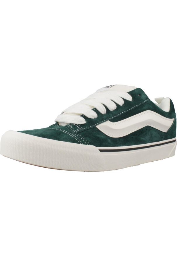 Tenisówki Vans Model Knu Skool Kolor Zielony. Kolor: zielony. Materiał: tkanina, skóra