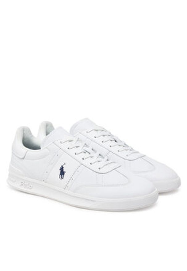 Polo Ralph Lauren Sneakersy Heritage Aera 809971288001 Biały. Kolor: biały. Materiał: skóra