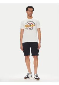 Aeronautica Militare T-Shirt 251TS2414J641 Biały Regular Fit. Kolor: biały. Materiał: bawełna #5