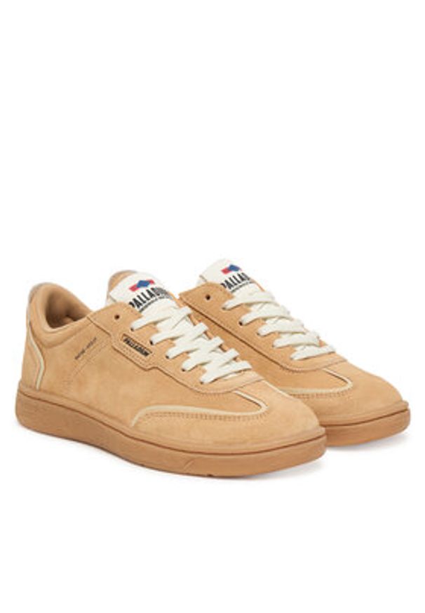 Palladium Sneakersy Pallacup Casual Suede 94641-207-M Pomarańczowy. Okazja: na co dzień. Kolor: pomarańczowy. Materiał: skóra, zamsz