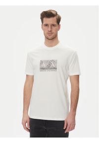 Armani Exchange T-Shirt XM000555 AF10358 U0009 Biały Regular Fit. Kolor: biały. Materiał: bawełna #1