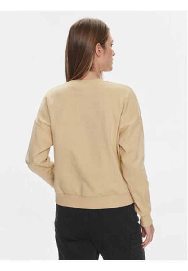 only - ONLY Bluza Coco 15310260 Beżowy Regular Fit. Kolor: beżowy. Materiał: syntetyk