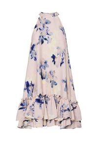 YAS Sukienka letnia Seraki 26037247 Różowy Regular Fit. Kolor: różowy. Materiał: wiskoza. Sezon: lato #7