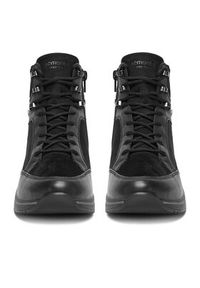 Remonte Trzewiki D0T79-00 Czarny. Kolor: czarny. Materiał: skóra, zamsz #5