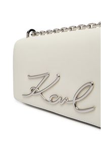 Karl Lagerfeld - KARL LAGERFELD Torebka B1W30046 Biały. Kolor: biały. Materiał: skórzane #5