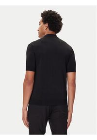 Hugo - HUGO Polo Sayfong-4 50542750 Czarny Regular Fit. Typ kołnierza: polo. Kolor: czarny. Materiał: wiskoza #5