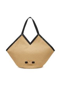 Torebka Max Mara Beachwear. Kolor: beżowy