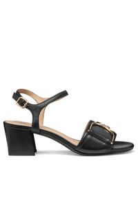 Geox Sandały D New Eraklia 50 D35RNB 000TU C9997 Czarny. Kolor: czarny. Materiał: skóra #1