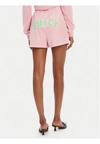 Juicy Couture Szorty sportowe Perkin JCWHS125322 Różowy Relaxed Fit. Kolor: różowy. Materiał: bawełna #5