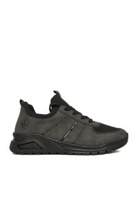 Rieker Sneakersy M4970-45 Czarny. Kolor: czarny. Materiał: syntetyk, materiał
