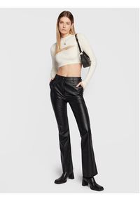 Calvin Klein Jeans Sweter J20J220446 Écru Slim Fit. Materiał: lyocell