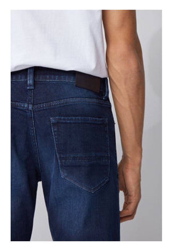 BOSS - Boss Jeansy Regular Fit Maine3 50432427 Granatowy Regular Fit. Kolor: niebieski