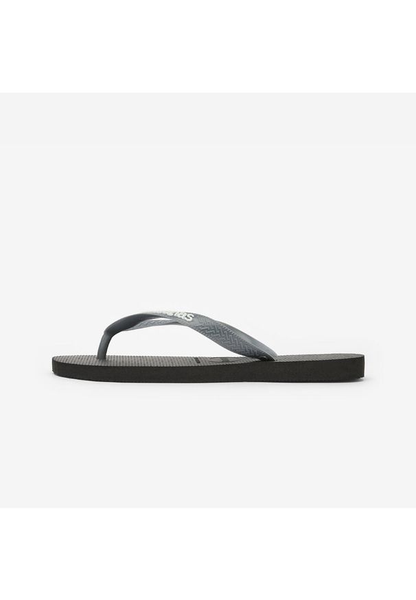 Japonki męskie Havaianas Logo Pop Up. Okazja: na co dzień, na plażę. Kolor: wielokolorowy, czarny, szary. Materiał: kauczuk, syntetyk. Sezon: lato. Styl: casual
